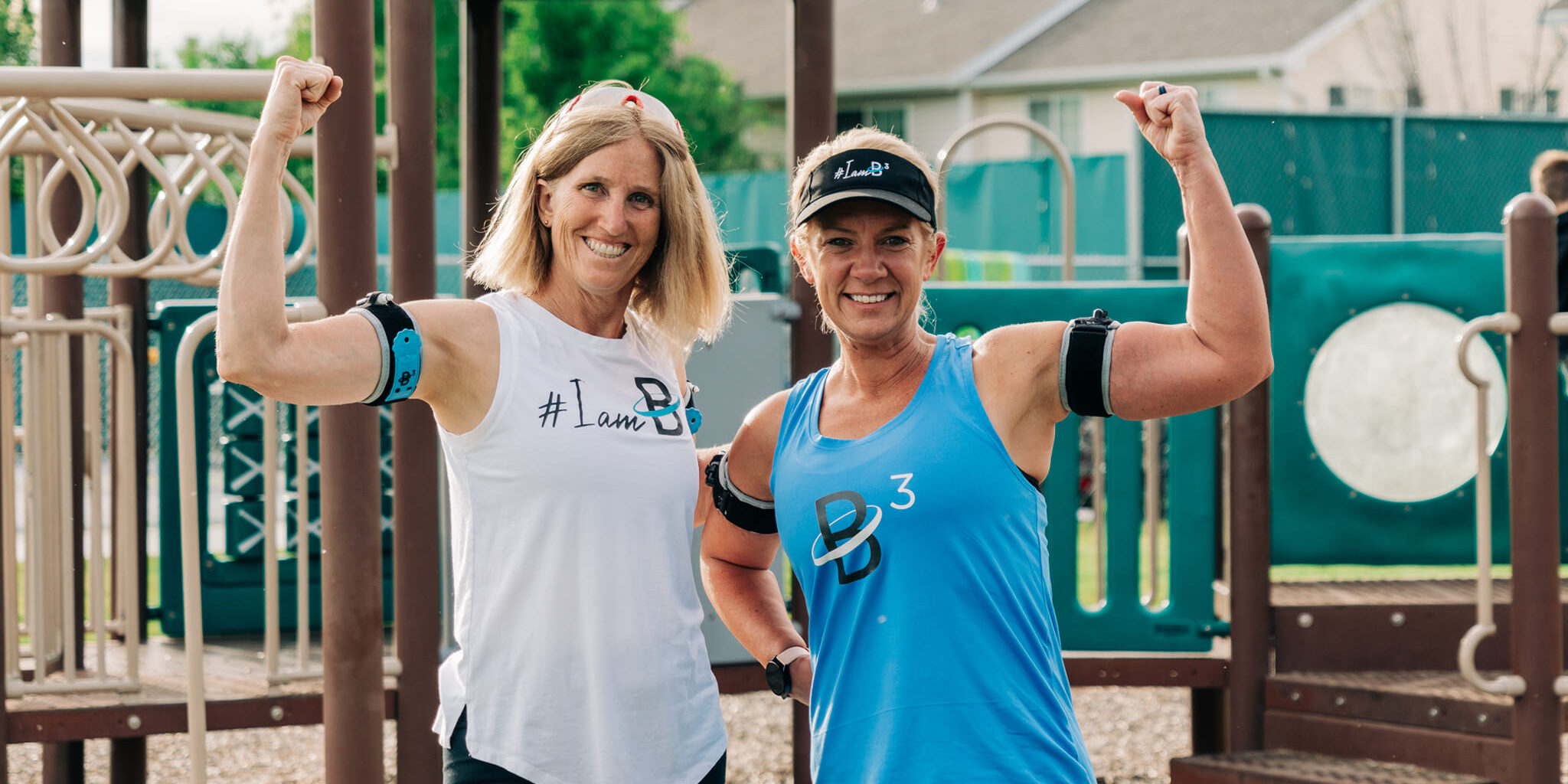 b3-bfr-bands-25 B3 BFR bands on two woman working out